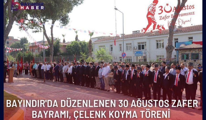Bayındır’da 30 Ağustos Zafer Bayramı 100’üncü yıl kutlama töreni